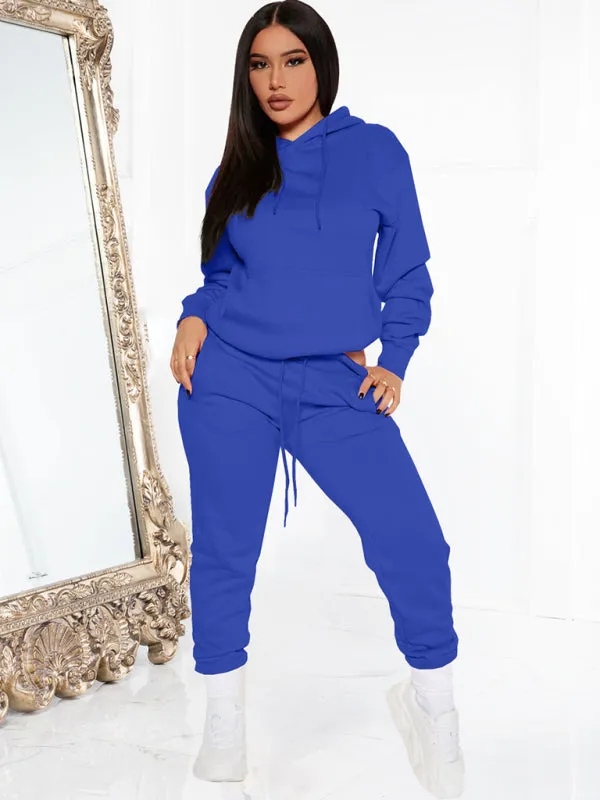 Women’s Drawstring Hoodie And Matching Joggers